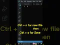 Create new file in vs code shortcut key how to create file in Visual Studio Code