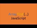 ES6 Tutorial - how to use javascript array FIND method