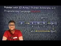 POINTER WITH 1D ARRAY POINTER ARITHMETIC IN C PROGRAMMING LANGUAGE BANGLA
