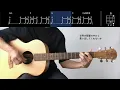 【TAB譜＆コード】Answer／川崎鷹也のギター弾いてみた（歌はありません）Answer/Kawasaki Takaya