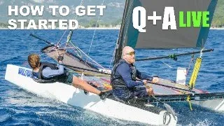 How to Start Sailing – Where to begin⛵️Q+A Live – Your Catamaran Sailing Questions Answered.