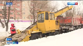 С последствиями снегопада борется больше 200 единиц техники