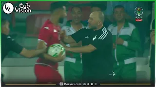 شاهد لقطة اشتباك المدرب جمال بلماضي مع لاعب منتخب تونس العبدي  شاهد لقطة اشتباك المدرب جمال بلماضي مع لاعب منتخب تونس العبدي