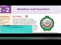 Relation and Function Unit 2 Lesson 2 Prep 2 Math 2026 Solving School Book Exercises