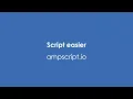 Validate your script and debug faster with ampscript io