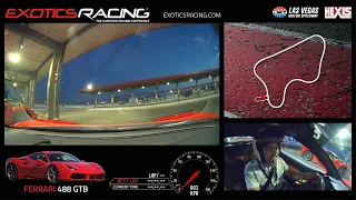 Driving a Ferrari 488 GTB at Exotics Racing Las Vegas