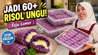 STOK FROZEN SEKALI BIKIN DAPET BANYAK ‼️Risol Ubi Ungu Keju Lumer!