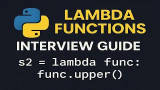 11 What is a Python Lambda Function Python Interview Questions In Hindi
