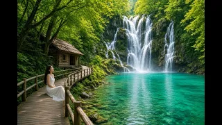 Serenity in Golden Light, Hidden Paradise, The Golden Wilderness, Dreams Beneath the Golden Sky.