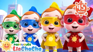 Nós Somos Super-Heróis! 🦸‍♂️| Brincadeiras e Músicas Infantis | LiaChaCha - Músicas Infantis