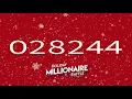 2021 Holiday Millionaire Raffle Winning Number Announcement