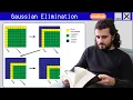 Coding Gaussian Elimination in Python Mathematics for Machine Learning Study Session