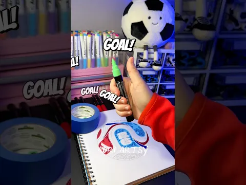 Drawing the FIFA WORLD CUP SOCCER BALL! ⚽️🌎🏆