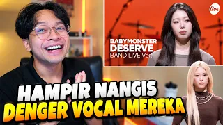 BABYMONSTER - “DESERVE” Band LIVE ( It's Live ) REACTION!!