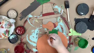 Turkey in Pumpkin Step by Step Tutorial