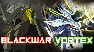Blackwargreymon vs Vortexdramon EX11 Format