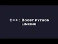 C Boost python linking