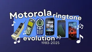  motorola ringtone evolution 1983 2025 hellomoto