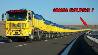 Download Truck Trailer Terpanjang Di Dunia Dengan Muatan Super Raksasa Gegerkan Warga India! MP3