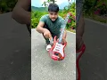 Lagu Amar Puran Red Electric Guitar🎸unboxing deko🔥