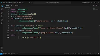 How to open chrome by python