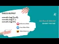 Logical Not In Javascript JavaScript Tricky Questions JavaScript Tutorials for beginners