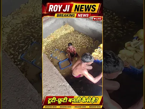 टूटी-फ्रूटी बनती कैसे है? वायरल वीडियो ने मचाया बवाल #tuttifrutti #royjinews