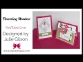 Two Different Card With the Flowering Meadow Bundle Beautiful Cards in Melon Mambo Old Olive