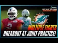 MULTIPLE FIGHTS At Miami Dolphins New York Giants Joint Practice