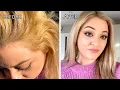 How to Tone Brassy Hair with Wella T14 Before After