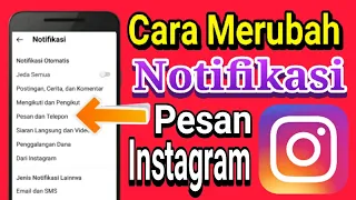 cara merubah notifikasi pesan instagram tanpa aplikasi tambahan