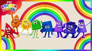 The Seven Colours of the Rainbow Learn the Colours For Kids Colourblocks
