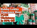 Hobby Lobby 50 -75 off CLEARANCE Haul PLUS Christmas fun