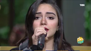 صباح الورد المطربة زينب حسن تغني عيون القلب لنجاة الصغيرة 