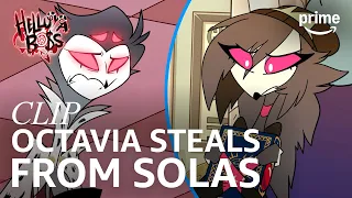 Princess Octavia Steals Stolas’s Book | Helluva Boss Season 2 | Clip | Prime Video