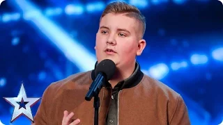 golden buzzer act kyle tomlinson proves david wrong auditions week 6 britain s got talent 2017