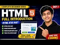 HTML Full Course for Beginners Day 1 What is HTML HTML5 Complete Introduction