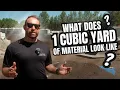 What Does 1 Cubic Yard Look Like Topsoil Mulch Decorative Rock