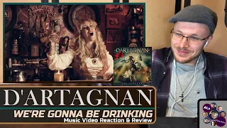 Reaction to...D'ARTAGNAN: WE'RE GONNA BE DRINKING (feat. Candace Night) Music Video