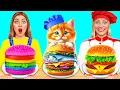 Lagu Me vs Grandma Cooking Challenge with Cat | Awesome Kitchen Hacks by TeenDO Challenge