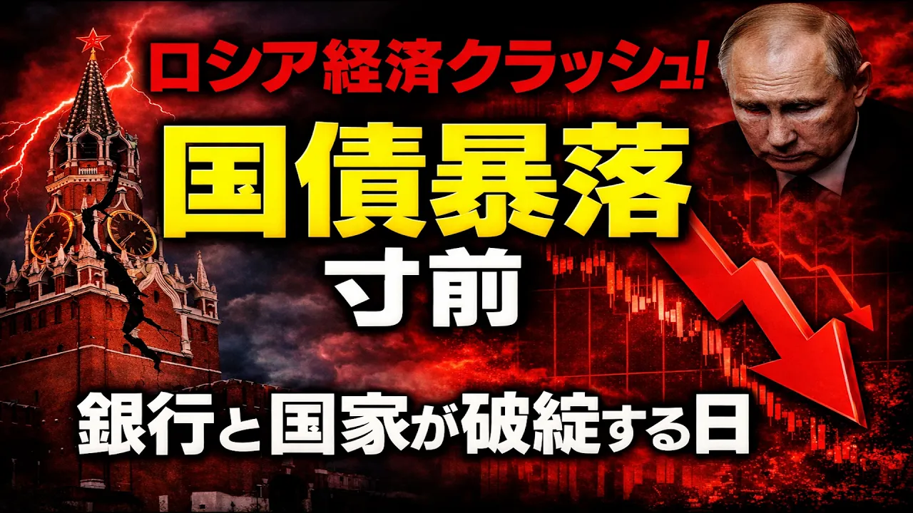 2026/2/20　ロシア経済クラッシュ!?　国債暴落が引き金か　銀行と国家が破綻する日