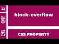 CSS Property block-overflow explained