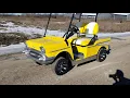 57 Chevy Electric Golf Cart Club Car Review And Test - Fully Customized Gas Electric Golf Cars