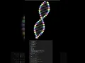 Animated 3D DNA Helix Loader Glowing Spiral Bio Animation