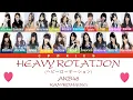 AKB48 - Heavy Rotation (ヘビーローテーション) (Kan/Rom/Eng Color Coded Lyric)