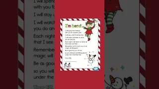 ELF ON THE SHELF ARRIVAL