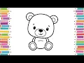 Bear Coloring Pages Fun and Relaxing Art for Preschoolers And Kids