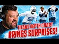 Tennessee Titans fan reaction to the NEW DEPTH CHART released by the Titans with some surprises