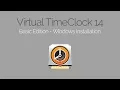 Installing Virtual TimeClock 14 Basic Edition on Windows