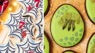Decorating Birthday Cookies With Royal Icing | 30 minutes of relaxing royal icing cookie decorating